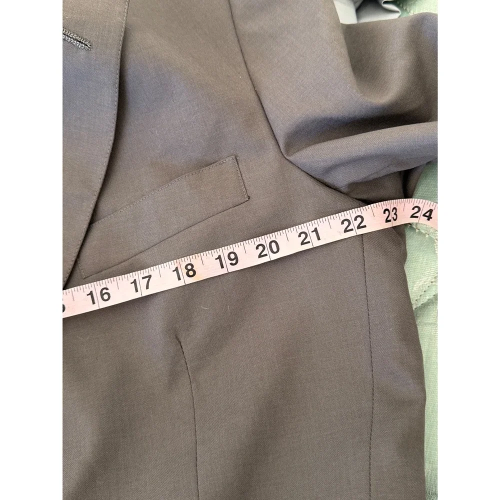 Polo University Club Ralph Lauren Mens Wool Blazer Brown Grey Sport Coat USA